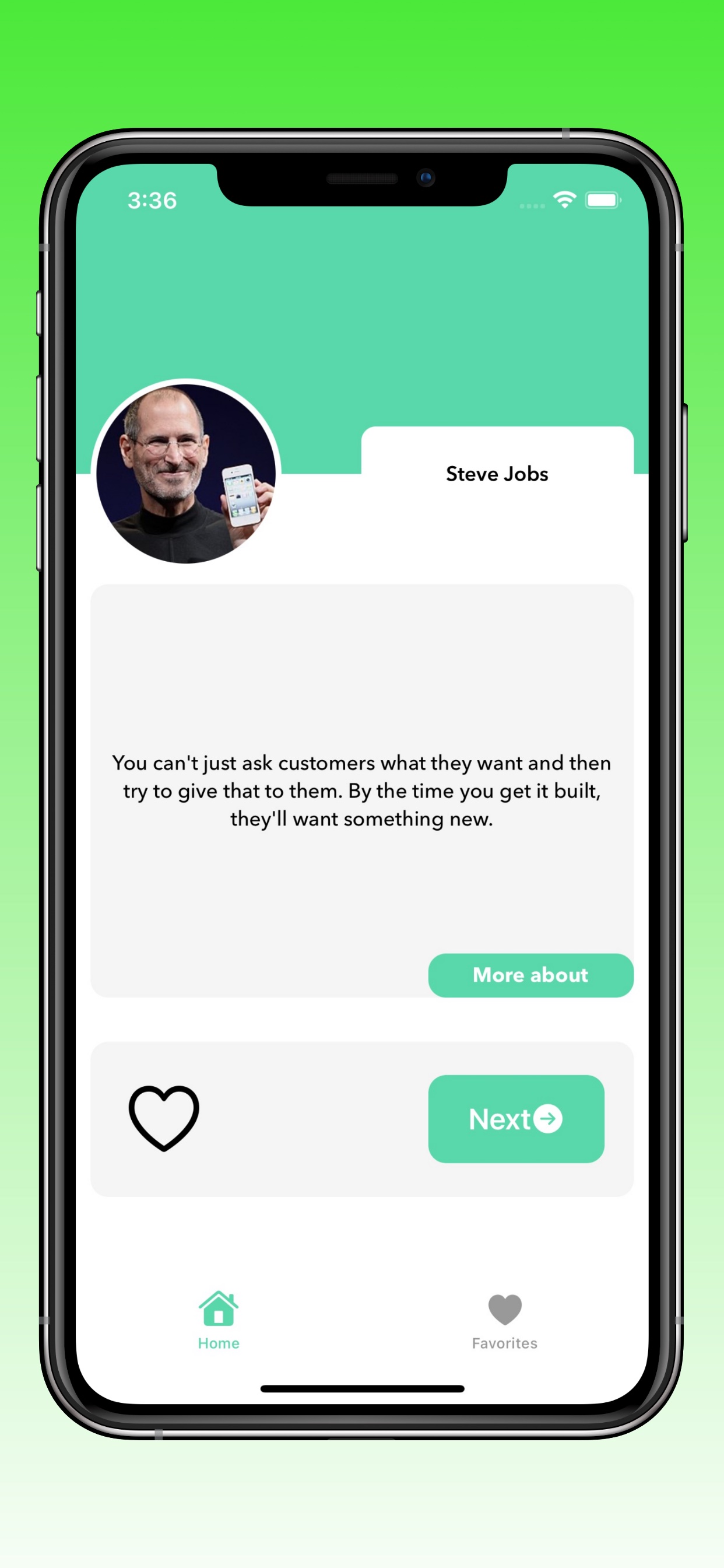 Programmer Quotes App Screenshot